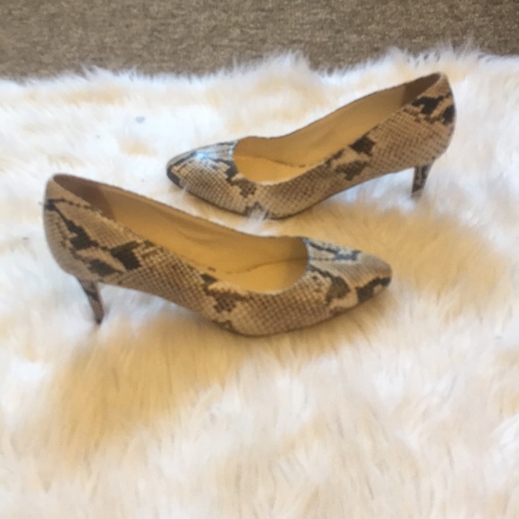 Cole Haan Shoes - Cole Haan Snakeskin Heels Size 9